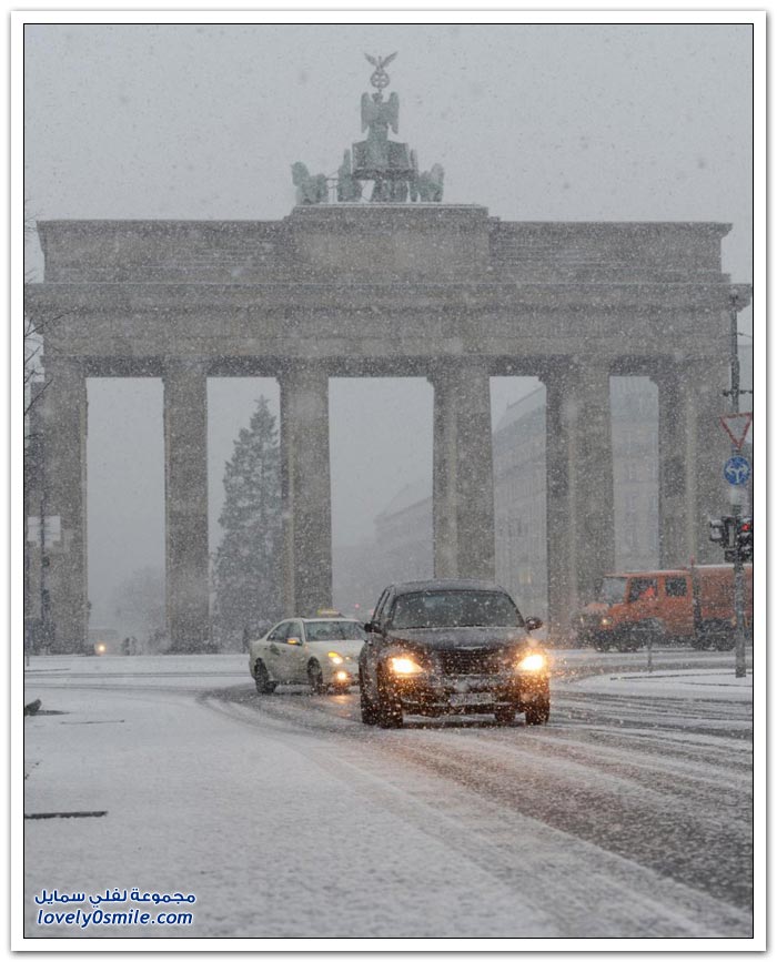 الأجواء الأوروبية في الشتاء