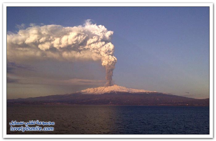 النشاط البركاني حول العالم في عام 2012