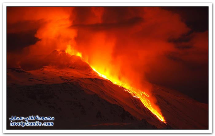 النشاط البركاني حول العالم في عام 2012