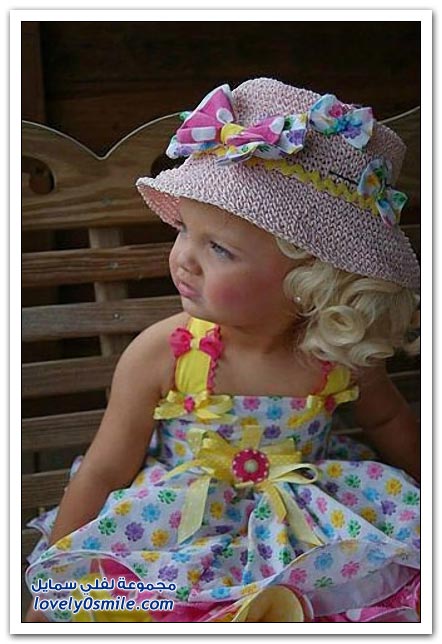طفلة تعتبر علامة تجارية لكثير من ملابس الأطفال