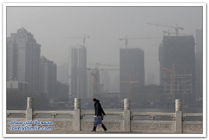 التلوث يغطي بكين