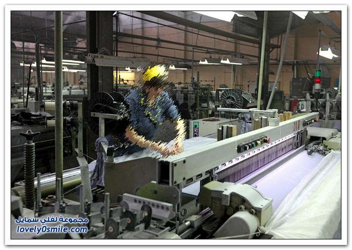مصنع للمنسوجات الصوفية والأقمشة في روسيا