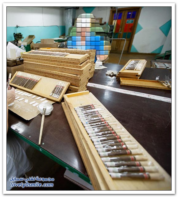 أحد مصانع السيجار في روسيا