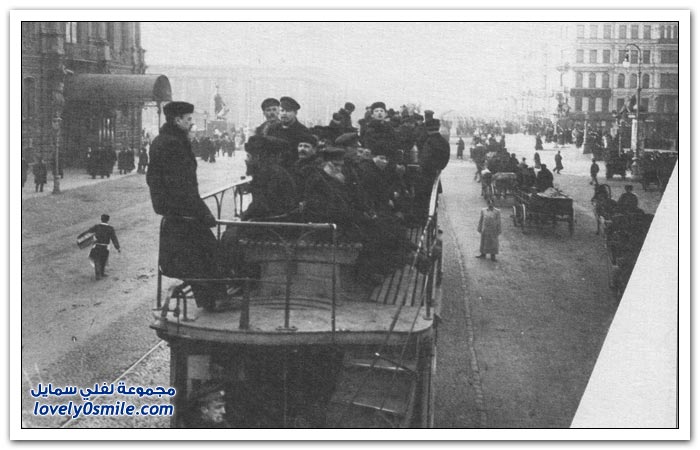 النقل في سان بطرسبرج في بدايات القرن العشرين