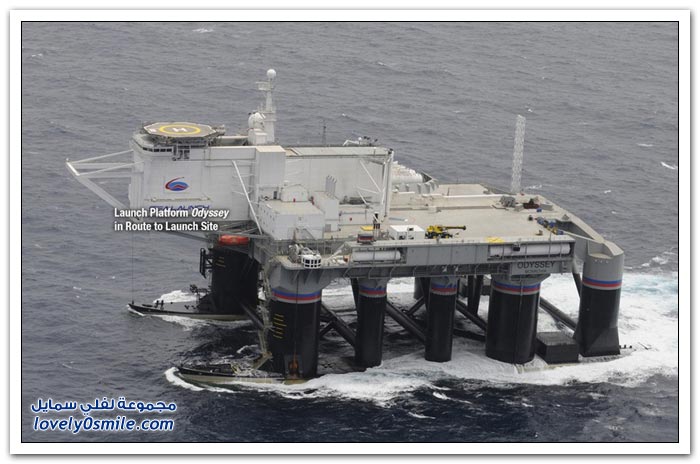 منصة الإطلاق البحرية (Sea Launch)، المحيط الهادئ