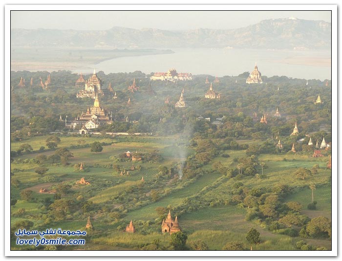 عدة ألاف من المعابد في مدينة باجان - مانيمار, بورما