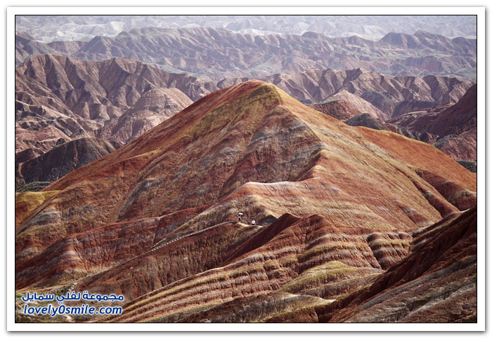صور خلابة من التكوينات الصخرية الملونة فى الصين
