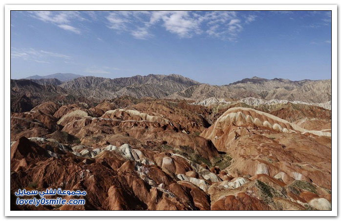 صور خلابة من التكوينات الصخرية الملونة فى الصين