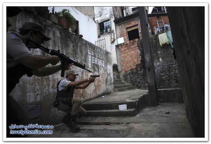 مطاردة العصابات في البرازيل