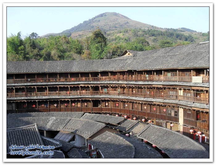 فوجيان تولو قلاع الطين الأثرية في الصين