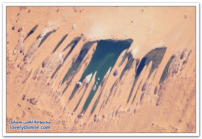 صور الصحراء من الفضاء