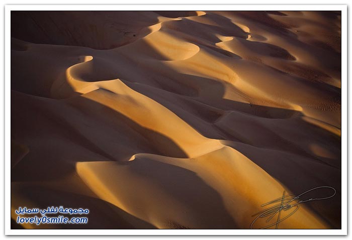 الكثبان الرملية في الربع الخالي