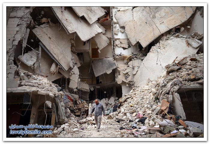 ويستمر التدمير في سوريا الحبيبة