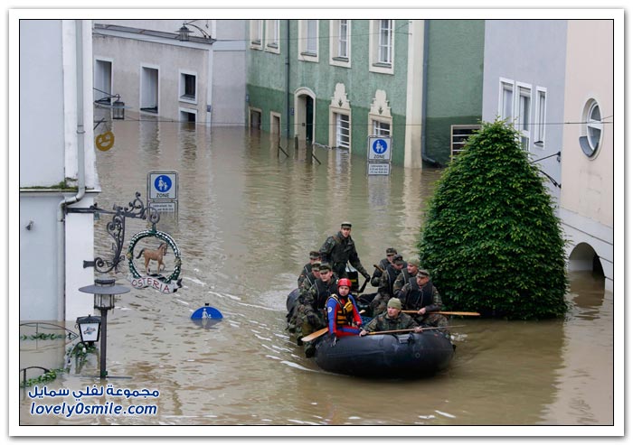 الفيضانات مع بداية الصيف في أوروبا