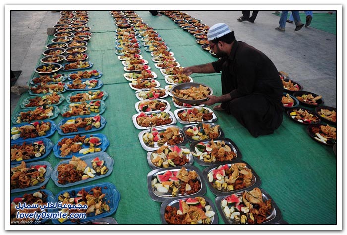 الفطور الجماعي في رمضان في بعض دول العالم