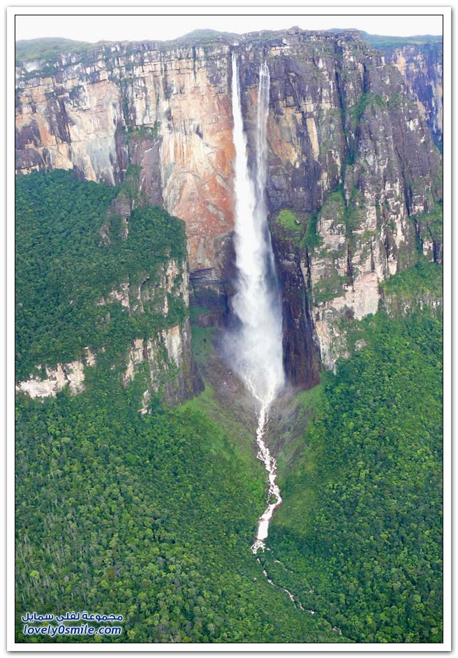 إنجل فولس الشلالات الأعلى في العالم