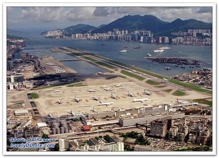 مطار كاي تاك في هونج كونج أكثر المطارات خطورة في العالم