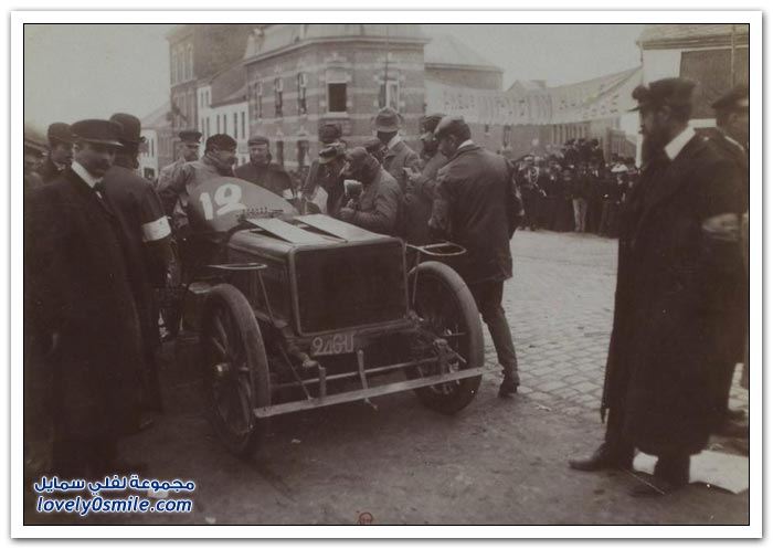 سباق السيارات في بداية القرن العشرين