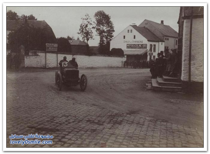 سباق السيارات في بداية القرن العشرين