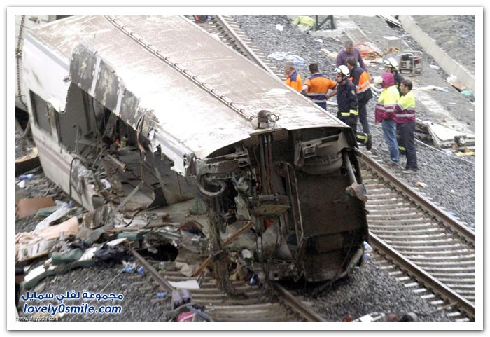 كارثة القطار الأسباني