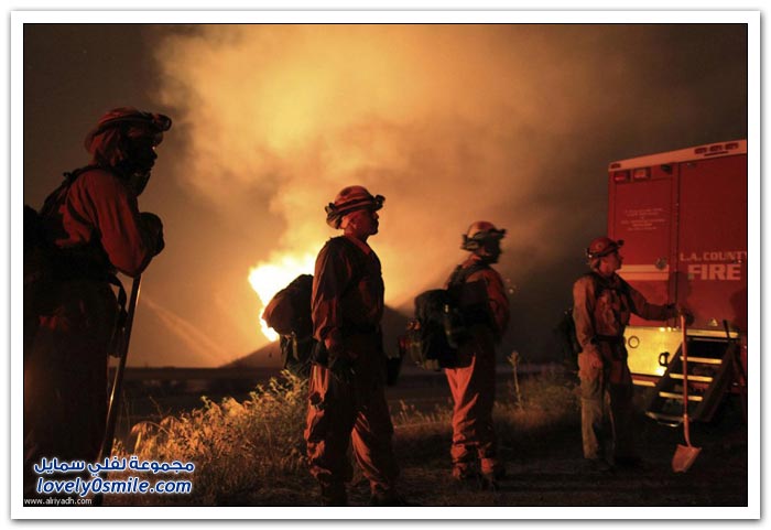موسم الحرائق في ولايتي كاليفورنيا وأيداهو