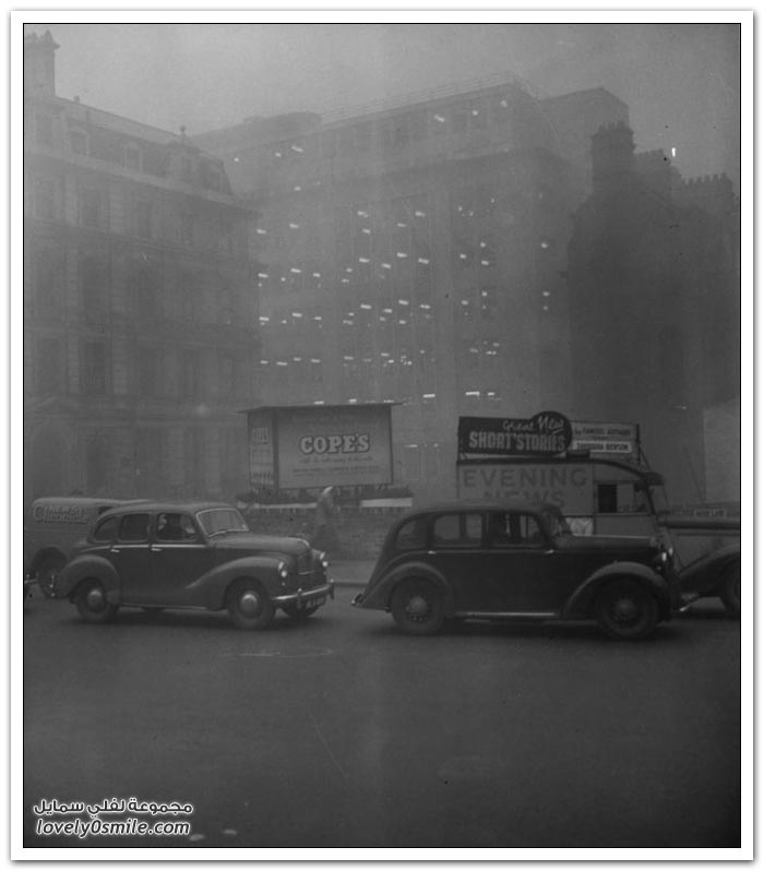 الضباب في لندن عام 1952م