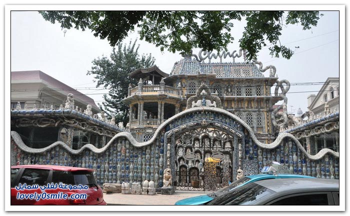 بيت من الخزف بمدينة تيانجين بالصين
