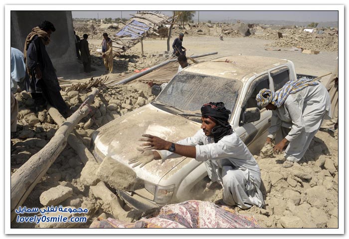 صور من الدمار الذي خلفه زلزال باكستان