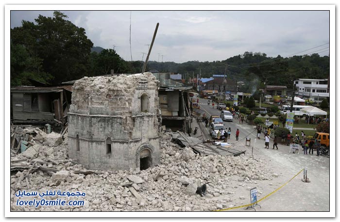 صور للدمار الذي خلفه زلزال الفلبين