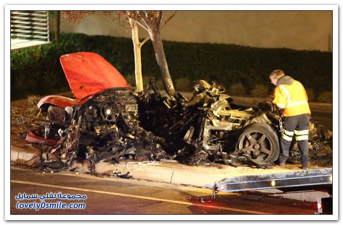 بطل أفلام السرعة بول ووكر يموت بحادث سيارة