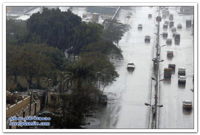 صور الثلوج في مصر والشرق الأوسط