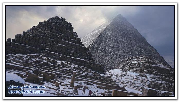 صور الثلوج في مصر والشرق الأوسط