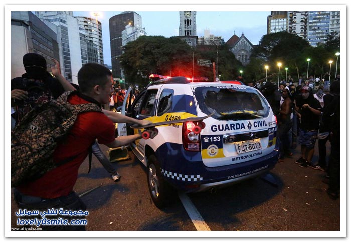 مظاهرات حاشدة في البرازيل