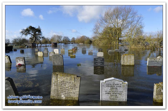 الفيضانات في جنوب غرب إنجلترا