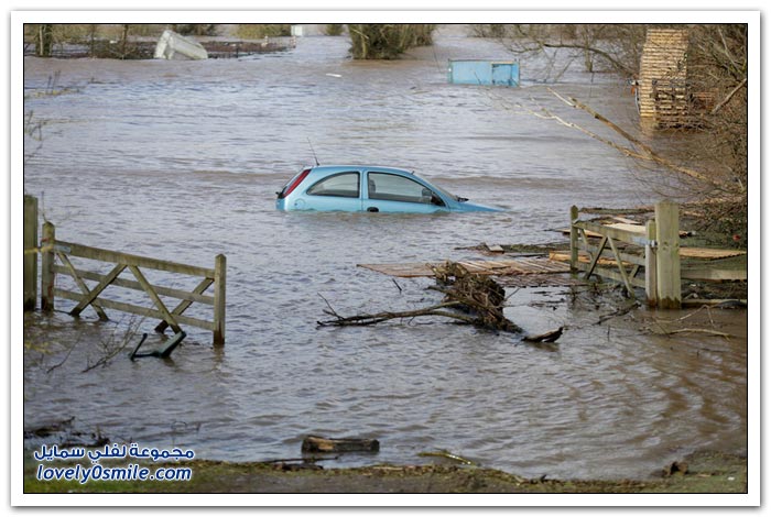 الفيضانات في جنوب غرب إنجلترا