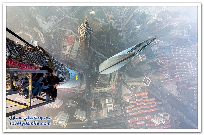 صور من أعلى برج شنغهاي
