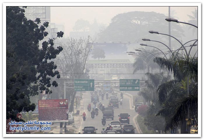 تلوث الهواء في بعض دول العالم