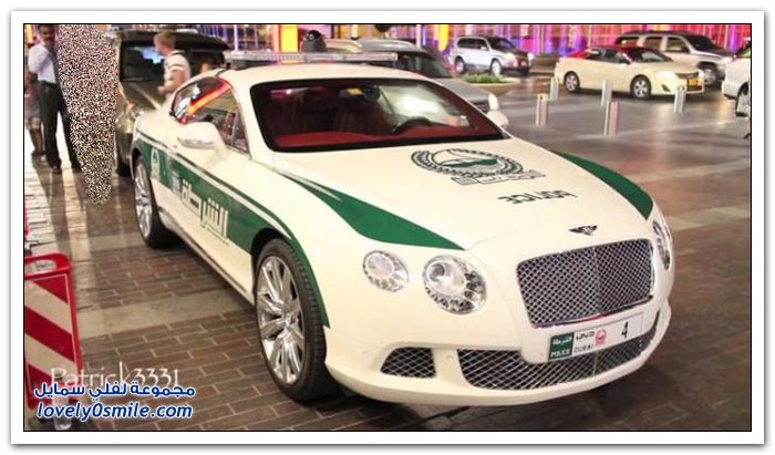 أغلى سيارات شرطة في العالم في مدينة دبي