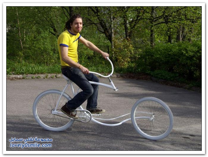 دراجات هوائية عجيبة وغريبة الشكل