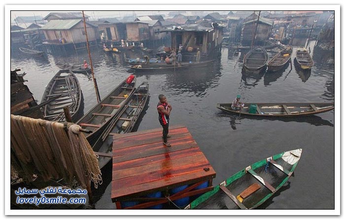 ماكوكو والأحياء الفقيرة العائمة في نيجيريا