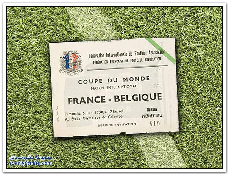 كيفية تغير تصميم تذاكر كأس العالم من 1930-2014م؟