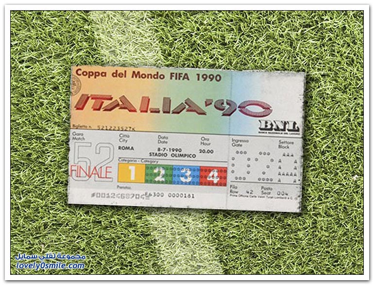 كيفية تغير تصميم تذاكر كأس العالم من 1930-2014م؟
