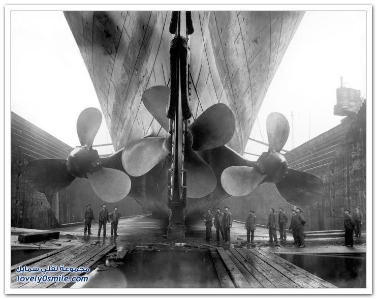 صور نادرة لسفينة تيتانيك