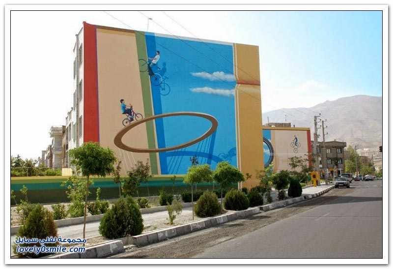 شارع الفن مشروع فني وثقافي لتلطيف صيف طهران