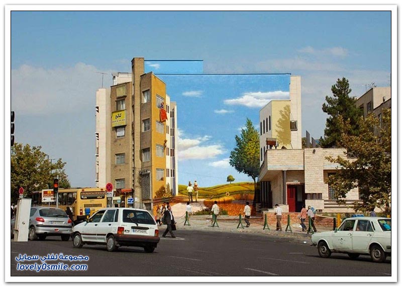 شارع الفن مشروع فني وثقافي لتلطيف صيف طهران