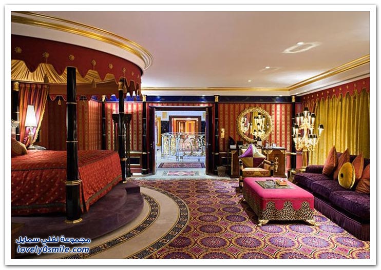 جناح بقيمة 24 ألف دولار في فندق برج العرب