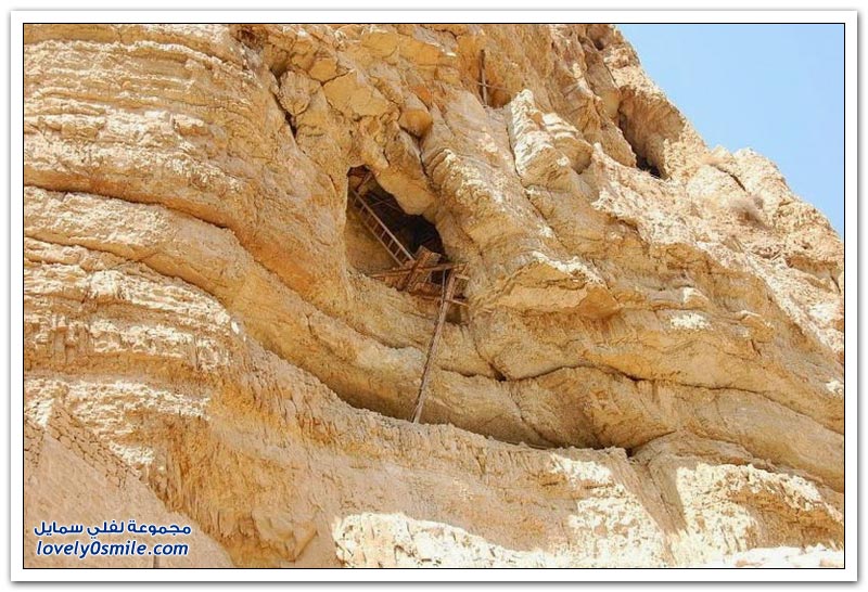 وادي القلط ودير سانت جورج قرب أريحا في فلسطين