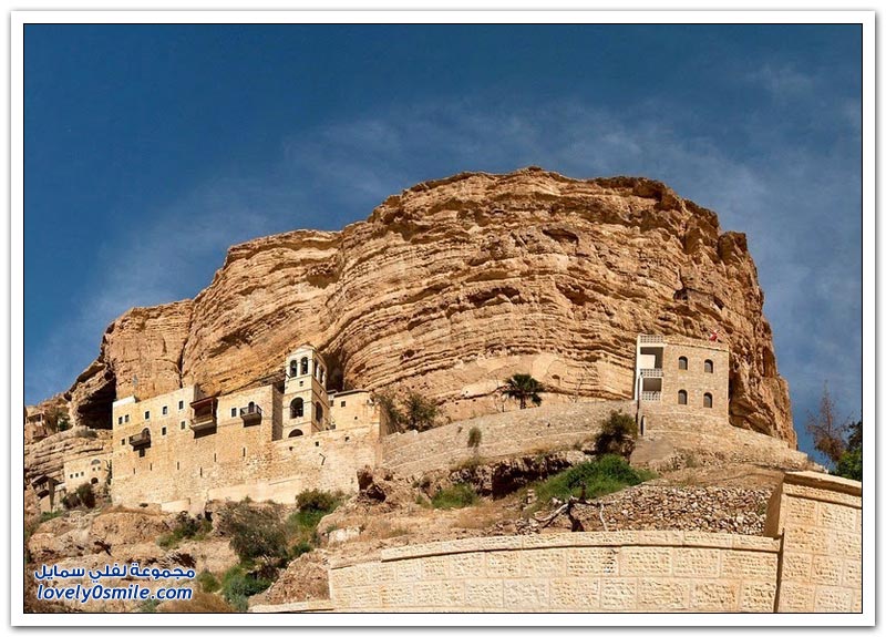 وادي القلط ودير سانت جورج قرب أريحا في فلسطين