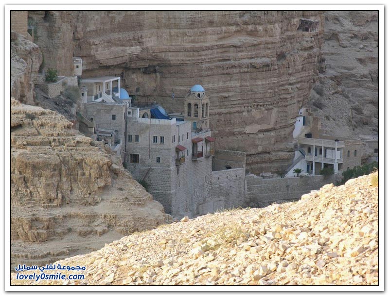 وادي القلط ودير سانت جورج قرب أريحا في فلسطين