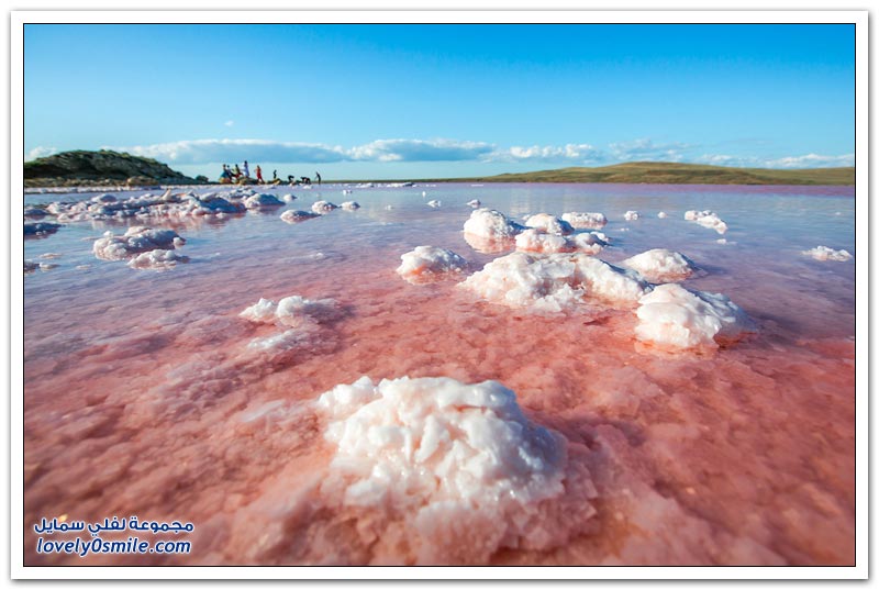 بحيرة الملح في شبه جزيرة القرم